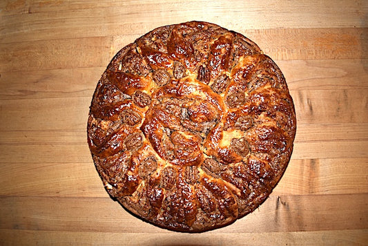 Rich Brioche Cinnamon/Sour Cream Coffeecake